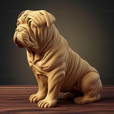 3D model Monticola sharpei erythronotus (STL)